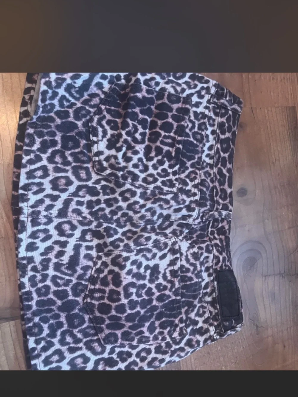 PacSun Leopard Print Mini Skirt in Brown and Black